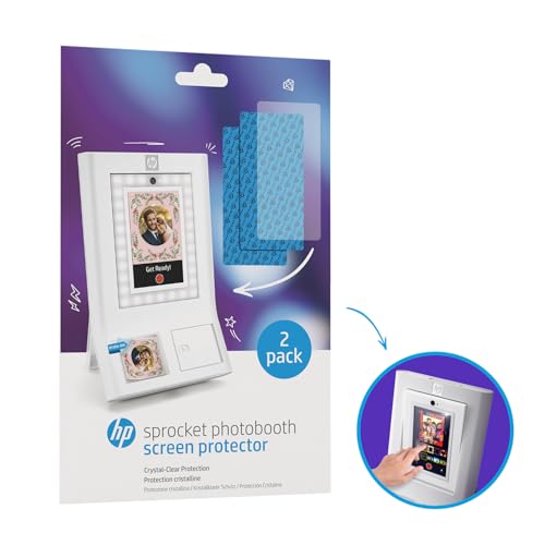 HP Sprocket Photobooth Screen Protector - 9H Tempered Glass, Scratch & Fingerprint Resistant