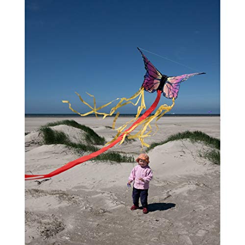 HQ Butterfly Kite – 20 Inch Single Line Kite with Tail for Kids & Adults