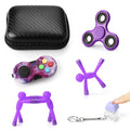 HTSHO 6-Pack Sensory Fidget Toy Set – Purple Stress Relief Toys for Kids and Adults