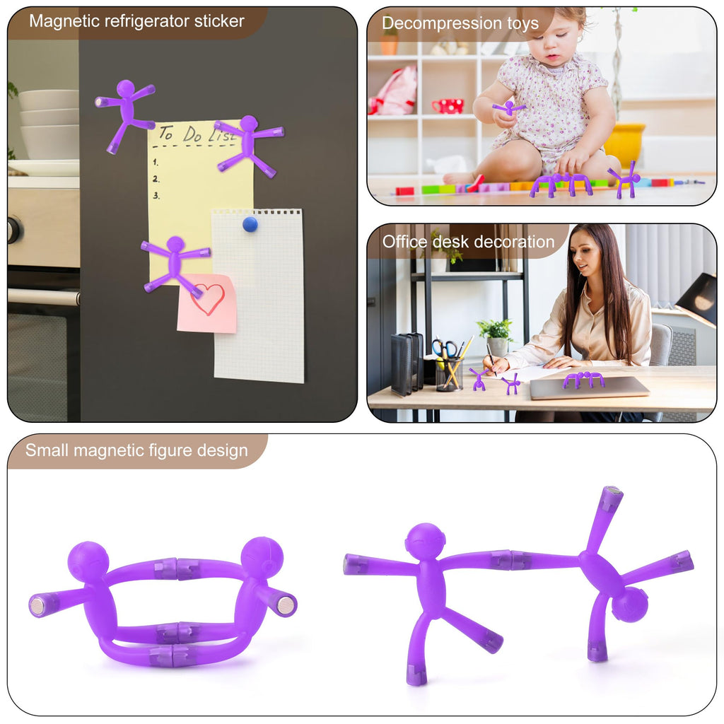 HTSHO 6-Pack Sensory Fidget Toy Set – Purple Stress Relief Toys for Kids and Adults