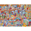 HUADADA 1000-Piece Jigsaw Puzzle for Adults – Precision Cut, ABC Labeling, 27.5x19.6 Inches with Poster
