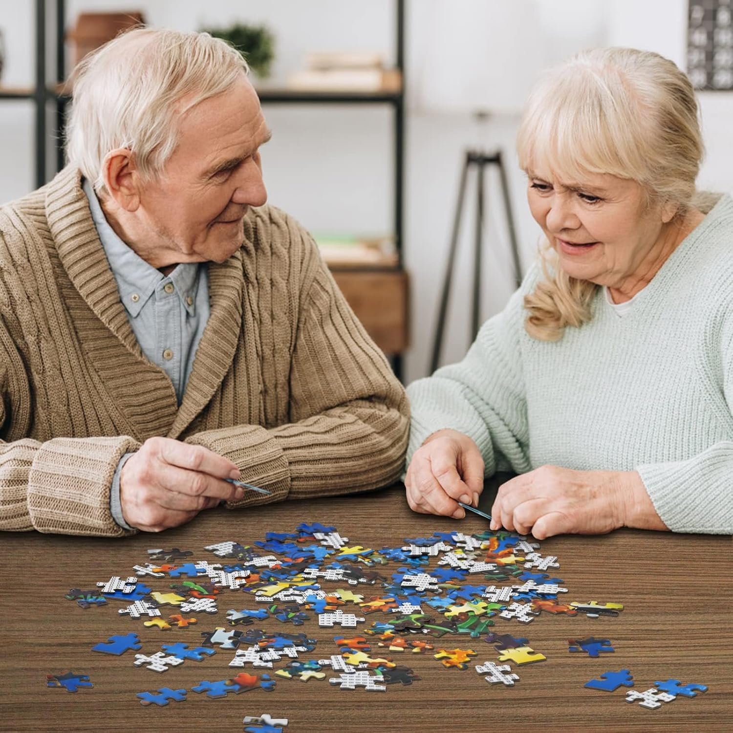 HUADADA 1000 Piece Jigsaw Puzzle: Idyllic Rural Summer Landscape for Adults