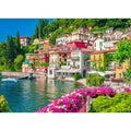 HUADADA 500 Piece Jigsaw Puzzle for Adults – Lake Como Italy Scenery, 19.3" x 13.7"