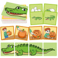 HugHush Sequencing Cards - 48 Color-Coded Story Cards for Speech Therapy, Social Skills & Preschool Learning