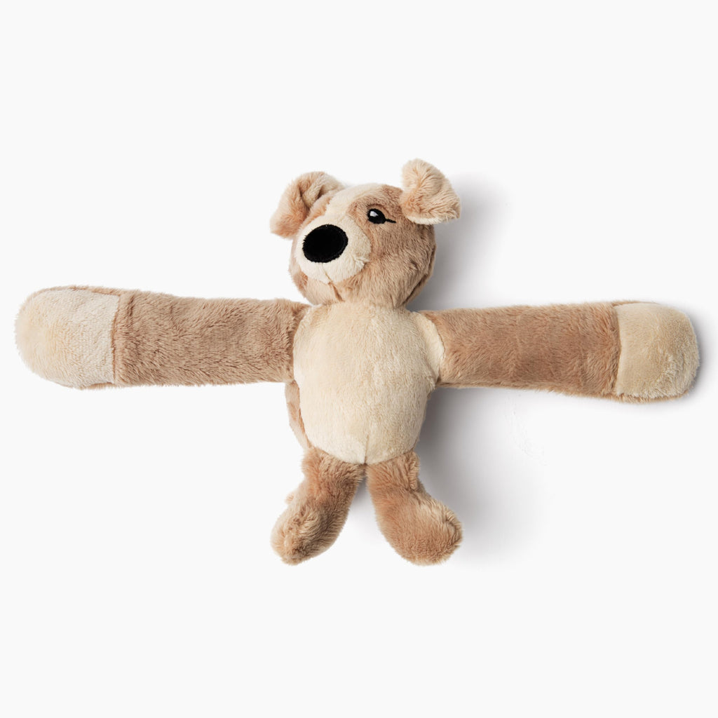 HUGIMALS Hug Babies Charlie the Puppy Mini Plush Stuffed Animal Bracelet – Soft, Portable Comfort for Kids