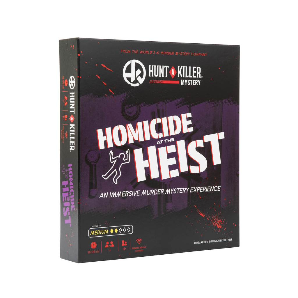 Hunt a Killer: Homicide at the Heist – Murder Mystery Game for Adults (Ages 14+, 1+ Players)
