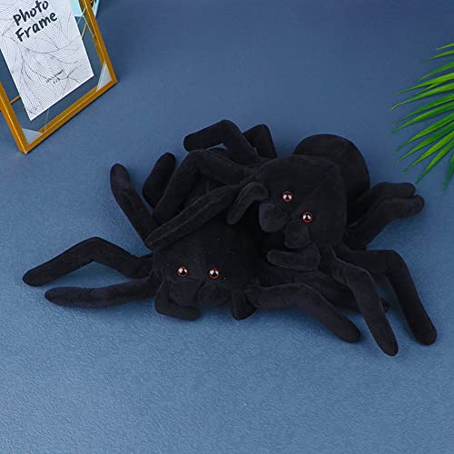 HWD Soft Spider Plush Doll – Cute Stuffed Animal Toy for Pranks, Gifts, and Decor (Medium: 7.8 x 2.7 x 11.8 inches)