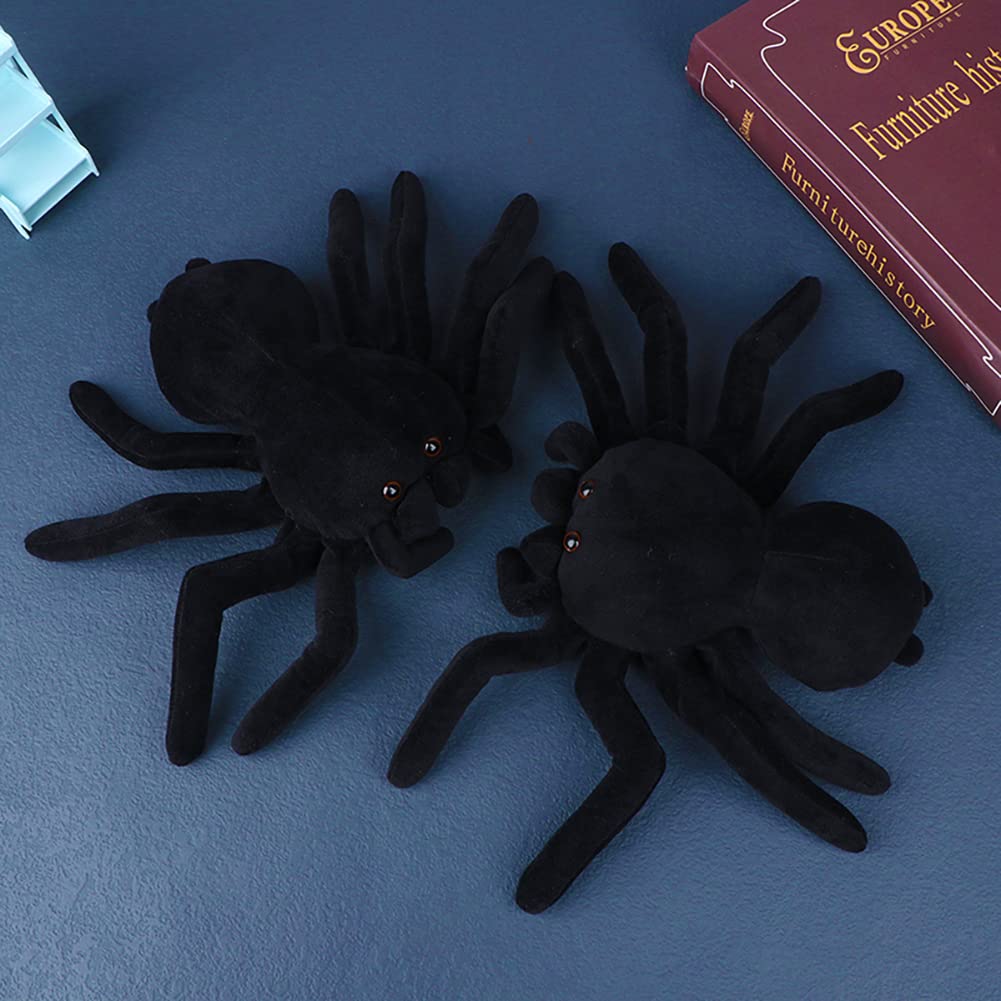HWD Soft Spider Plush Doll – Cute Stuffed Animal Toy for Pranks, Gifts, and Decor (Medium: 7.8 x 2.7 x 11.8 inches)