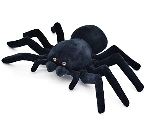HWD Soft Spider Plush Doll – Cute Stuffed Animal Toy for Pranks, Gifts, and Decor (Medium: 7.8 x 2.7 x 11.8 inches)