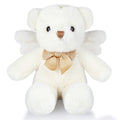 HyDren Angel Bear Plush Stuffed Animal – 25cm White Teddy Bear with Wings for Gifts and Decor