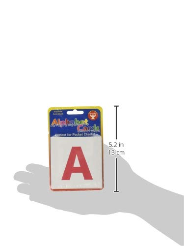 Hygloss 30-Pack Alphabet Flashcards – Uppercase Letters, 3x3 Inches, for Pocket Charts and Early Literacy