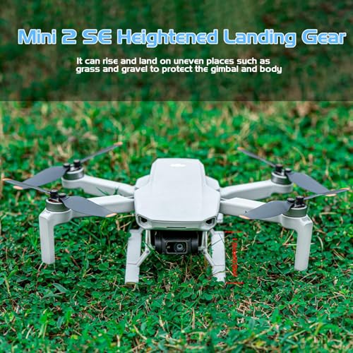 iEago RC Mini 4K Landing Gear with LED Strobe Lights - Foldable Extended Leg for DJI Mini 2 SE/Mini 4K/Mini 2/Mavic Mini/Mini SE