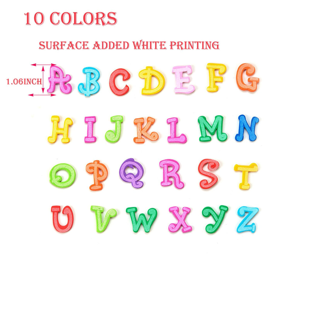 IFKEGON 1044-Piece Foam Letter Stickers, 1-Inch Puffy Self-Adhesive Alphabet for Crafts and Teaching