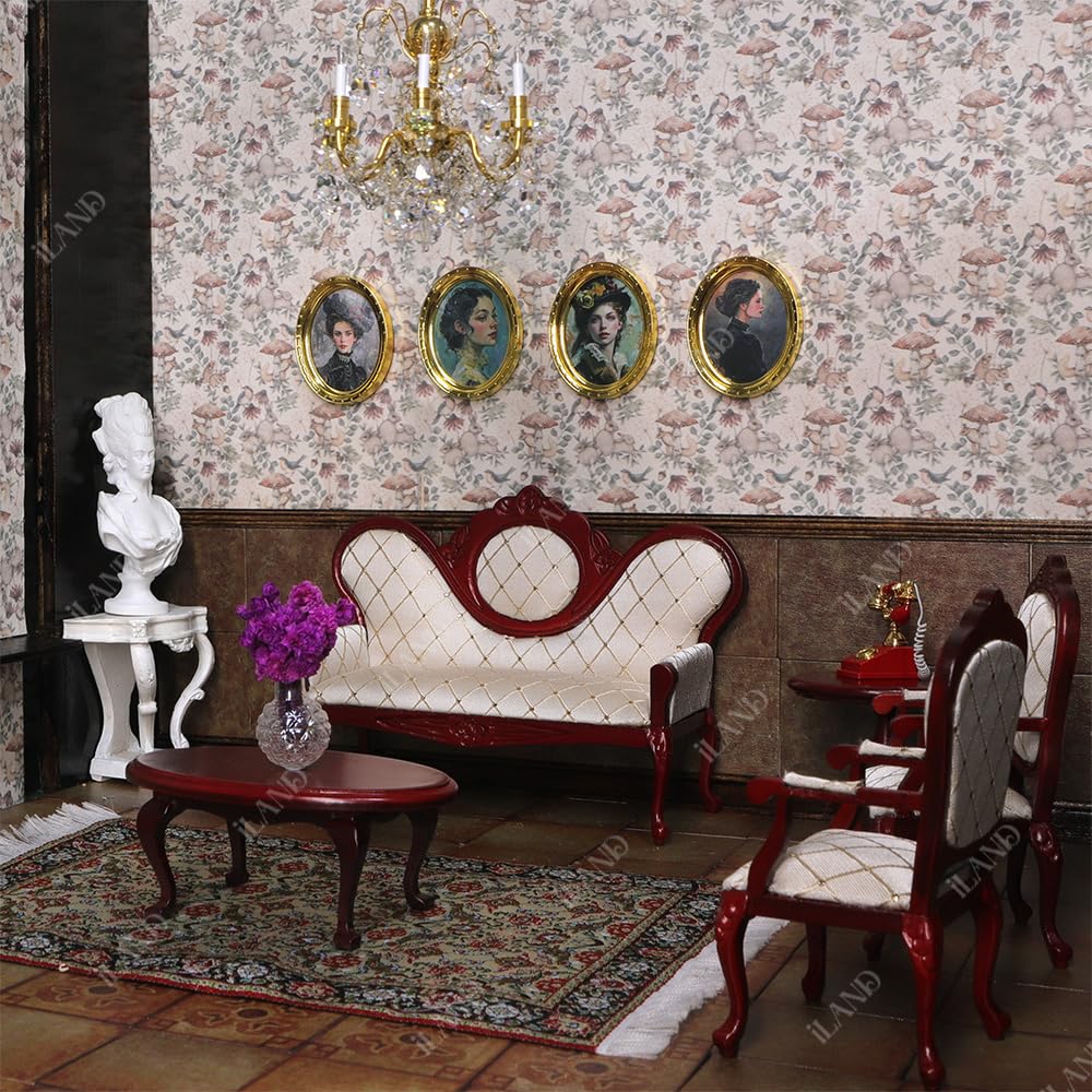 iLAND Forest Whisper Dollhouse Wallpaper - 39 x 15.7 inch, 1:12 or 1:6 Scale