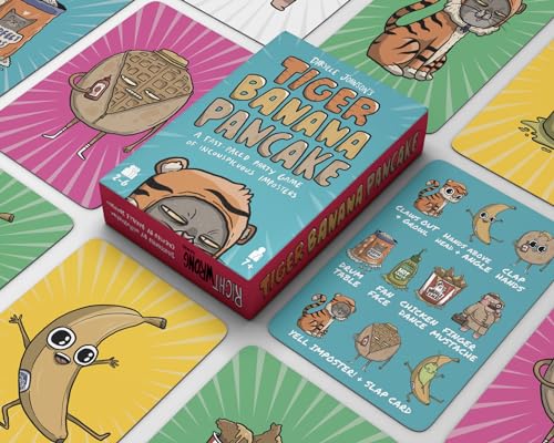 I'm Right You're Wrong Tiger Banana Pancake Card Game – Fast, Hilarious Party Game for All Ages