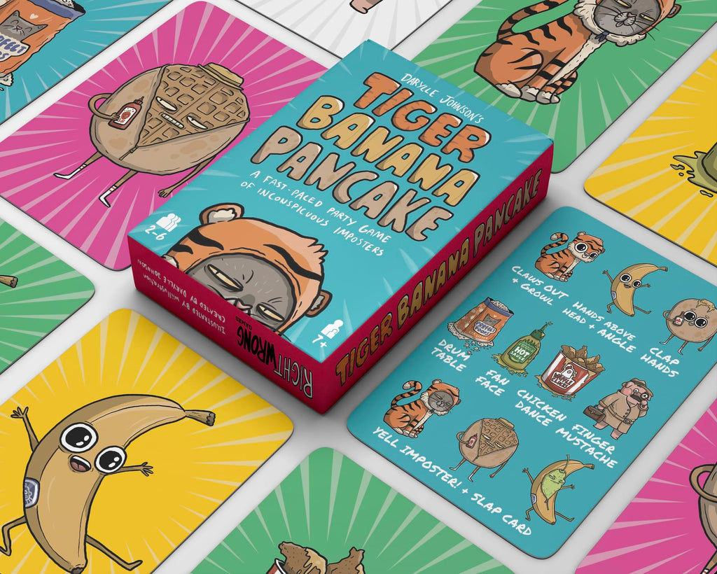 I'm Right You're Wrong Tiger Banana Pancake Card Game – Fast, Hilarious Party Game for All Ages