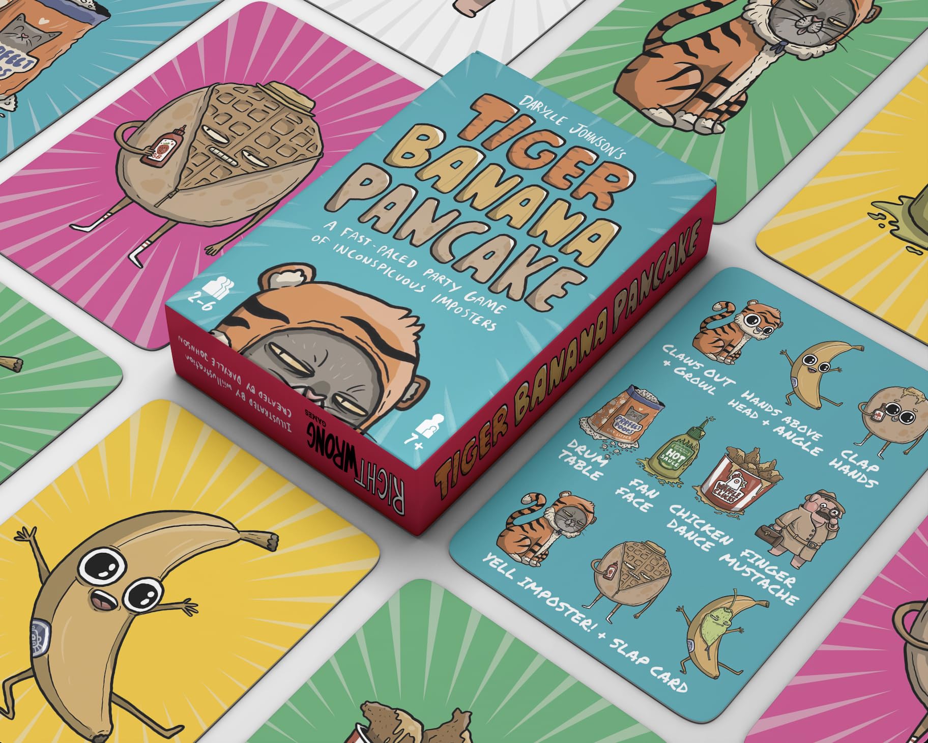 I'm Right You're Wrong Tiger Banana Pancake Card Game – Fast, Hilarious Party Game for All Ages