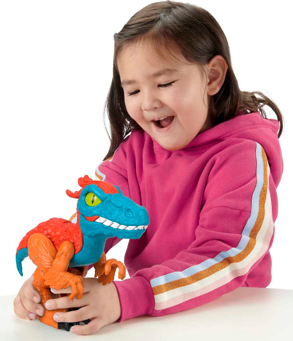 Imaginext Jurassic World Pyroraptor XL Dinosaur Figure – 10-Inch Poseable Toy for Kids Ages 3-8