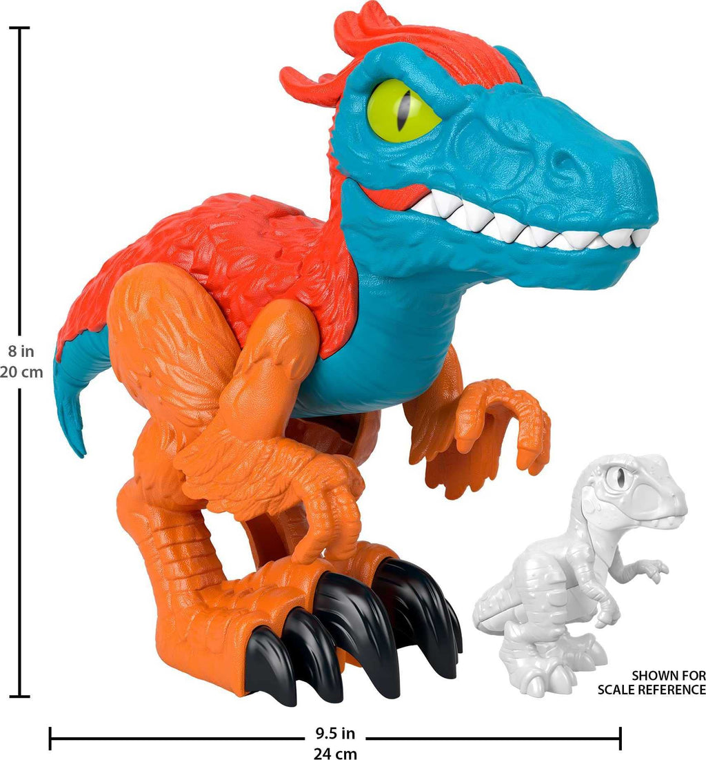 Imaginext Jurassic World Pyroraptor XL Dinosaur Figure – 10-Inch Poseable Toy for Kids Ages 3-8