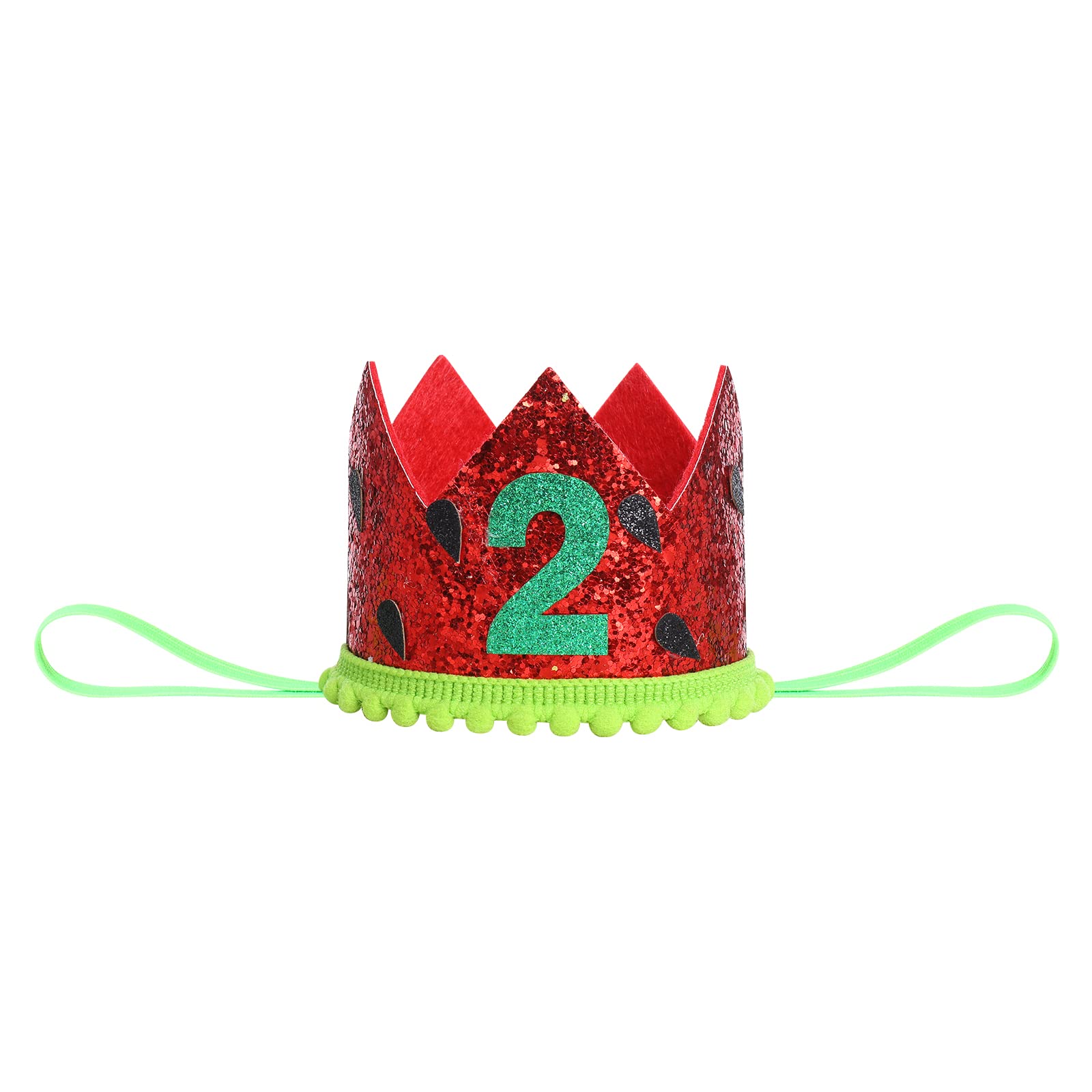 IMEKIS Baby Boy Melon Birthday Outfit Set - Romper, Suspenders, Bloomers & Hat for 1st 2nd Cake Smash
