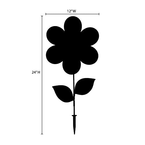 In the Breeze 12-Inch Green Sunflower Wind Spinner – Weather-Resistant Yard Decor with Fiberglass Frame