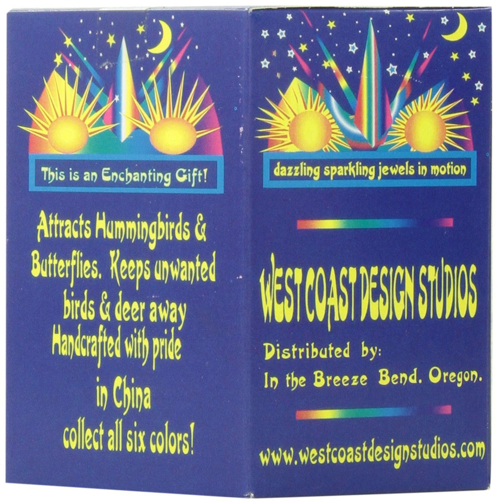 In the Breeze Purple Holographic Mylar Windsock – 51" Long, Weather-Resistant Garden Deterrent