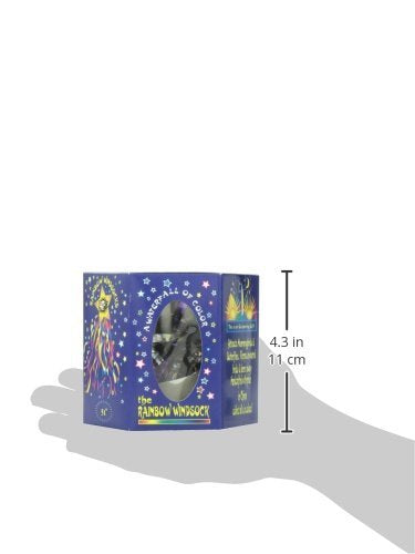 In the Breeze Purple Holographic Mylar Windsock – 51" Long, Weather-Resistant Garden Deterrent