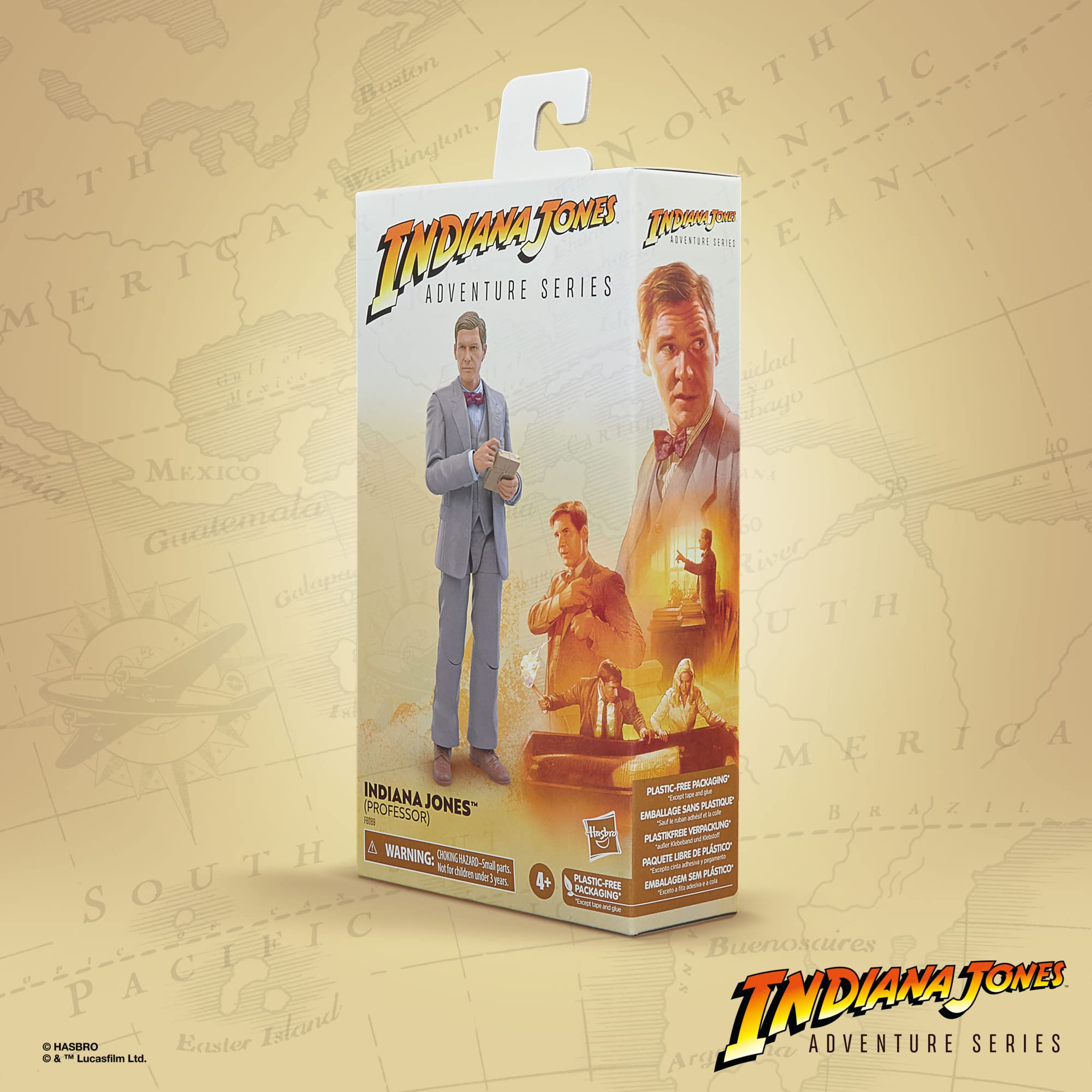 Indiana Jones Adventure Series Professor Figure – 6-Inch The Last Crusade Collectible with Accessories