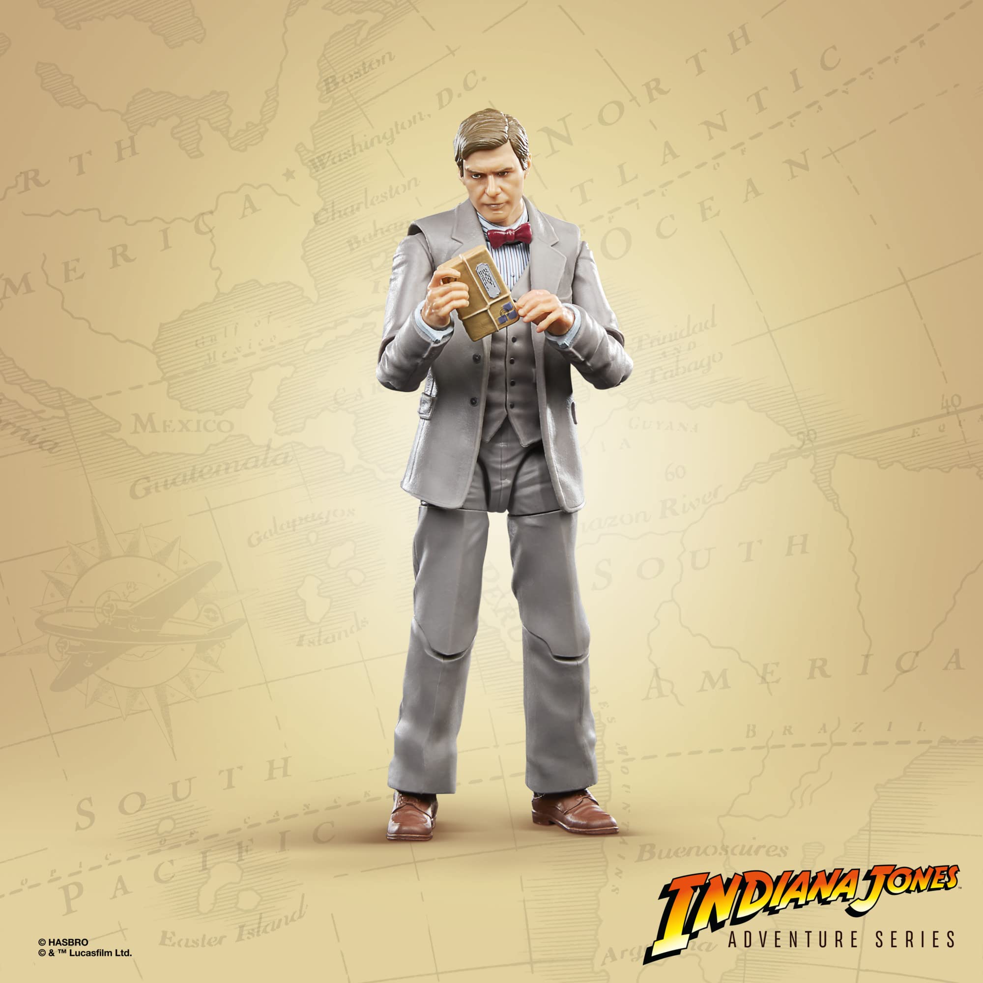 Indiana Jones Adventure Series Professor Figure – 6-Inch The Last Crusade Collectible with Accessories