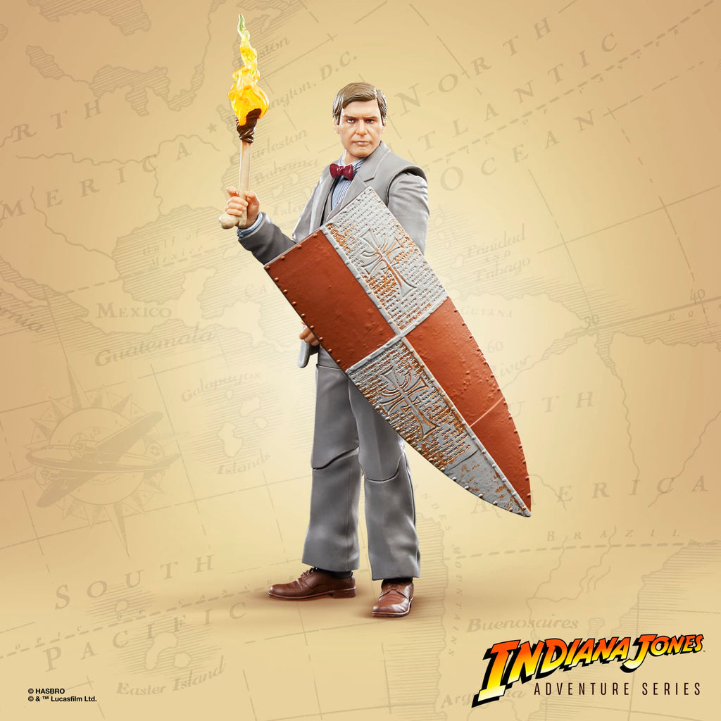 Indiana Jones Adventure Series Professor Figure – 6-Inch The Last Crusade Collectible with Accessories