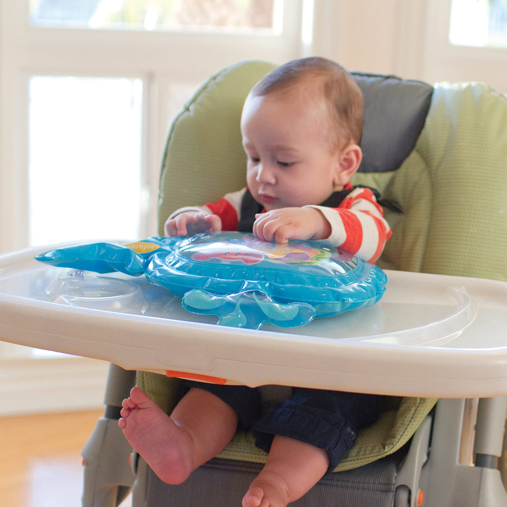 Infantino Jumbo Pat & Play Water Mat, Sea-Themed, Mess-Free, for Babies 3M+