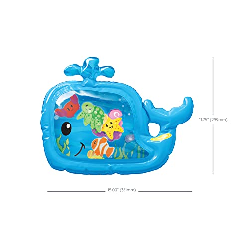 Infantino Jumbo Pat & Play Water Mat, Sea-Themed, Mess-Free, for Babies 3M+