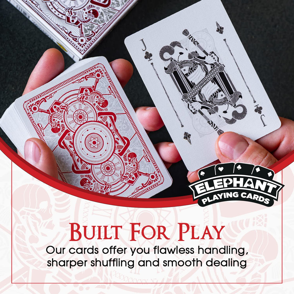 Infinitum Playing Cards by Elephant Playing Cards – Unique Illustrations, Premium Poker Deck with Free Game eBook