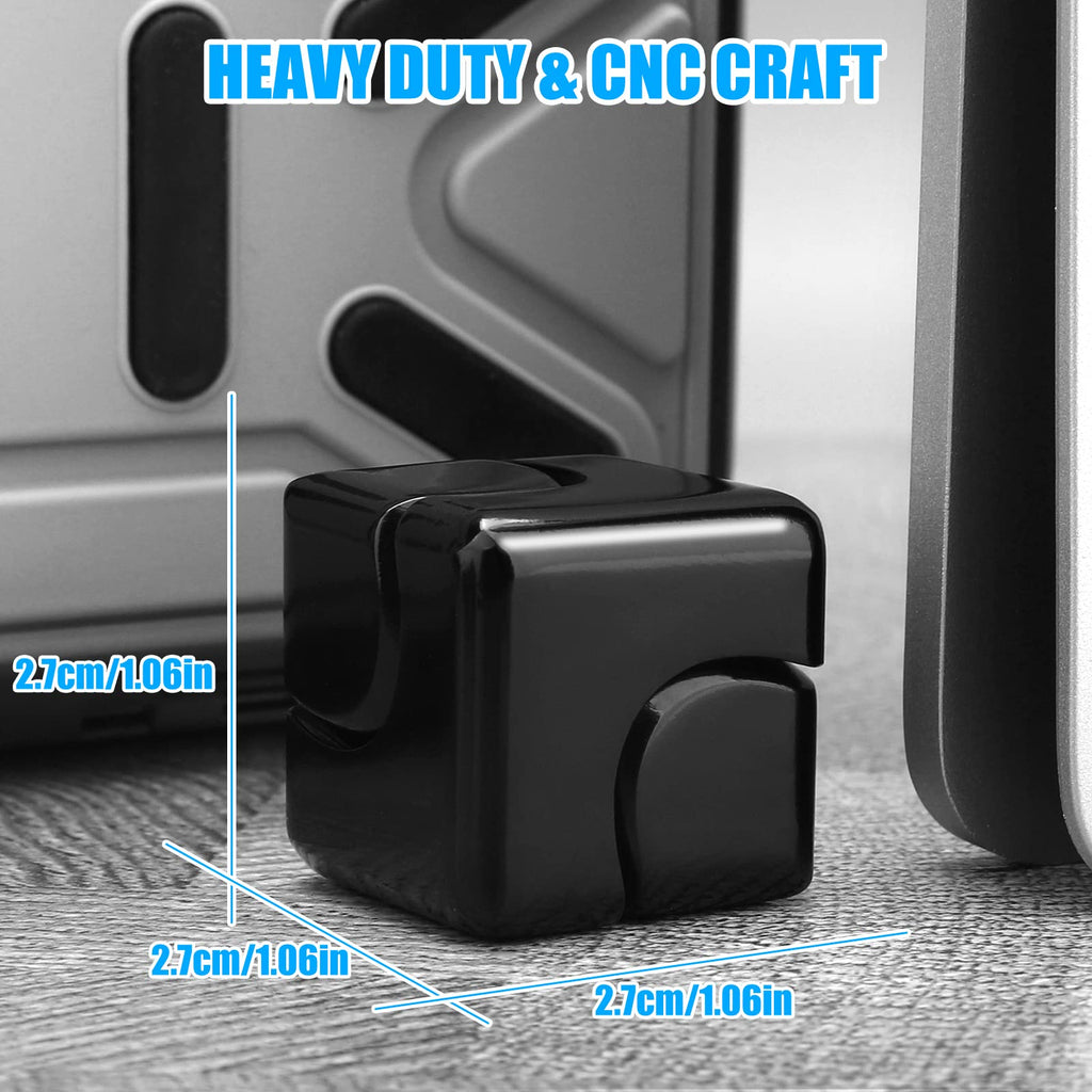 Infinity Gear 2-in-1 Fidget Cube Spinner - Metal Transformable Top for Stress Relief and Focus