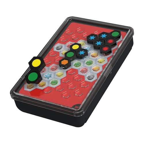 Ingenious: Single-Player Travel Edition – Hex Tile Puzzle Game with 200 Challenges, Ages 8+