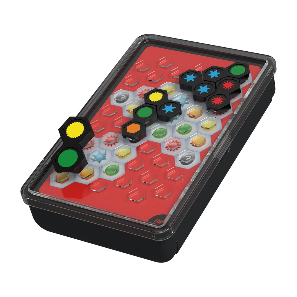 Ingenious: Single-Player Travel Edition – Hex Tile Puzzle Game with 200 Challenges, Ages 8+