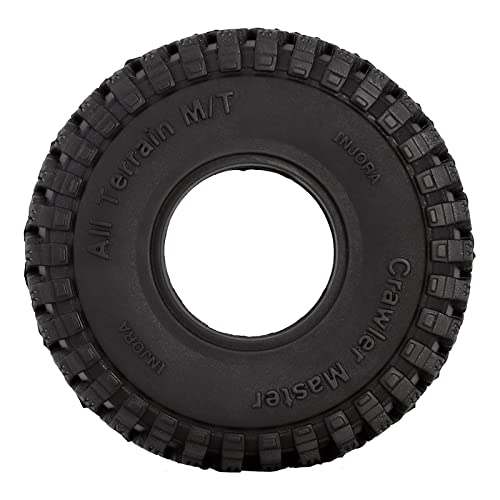 INJORA 1.0 S5 All Terrain Crawler Tires 58x20mm for TRX4M SCX24 FCX24 AX24 (T1008)