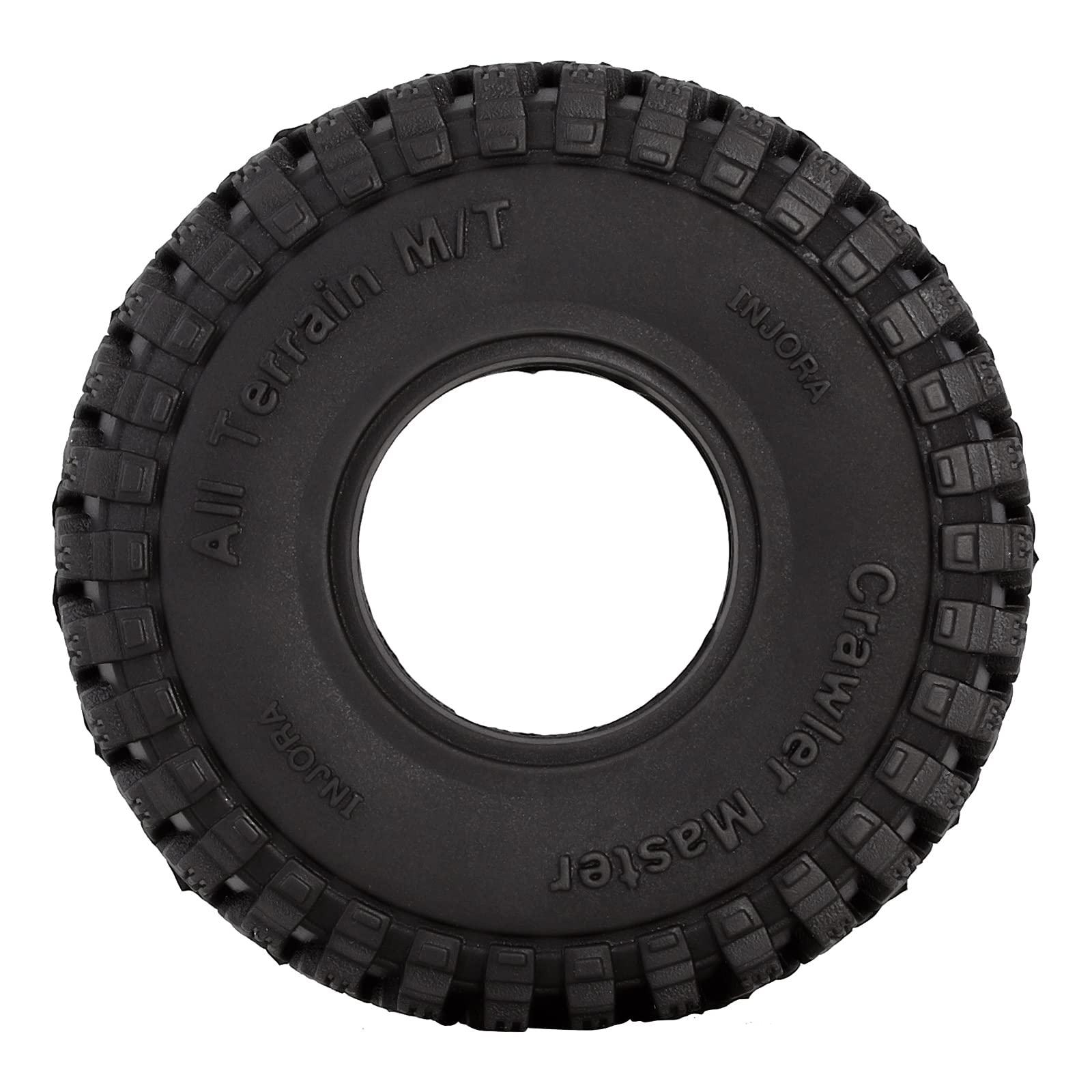 INJORA 1.0 S5 All Terrain Crawler Tires 58x20mm for TRX4M SCX24 FCX24 AX24 (T1008)