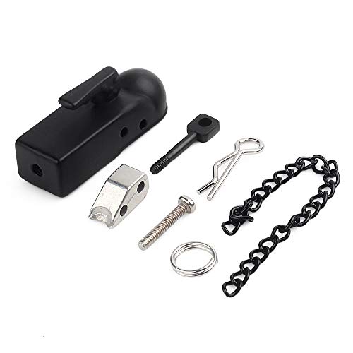 INJORA 1/10 Scale RC Tow Hook Drop Hitch Receiver for Traxxas TRX4 Axial SCX10 90046 with Ball Buckle
