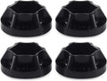 INJORA 12mm RC Car Wheel Hex Hub Set (4pcs) for 1/10 Crawlers - Black