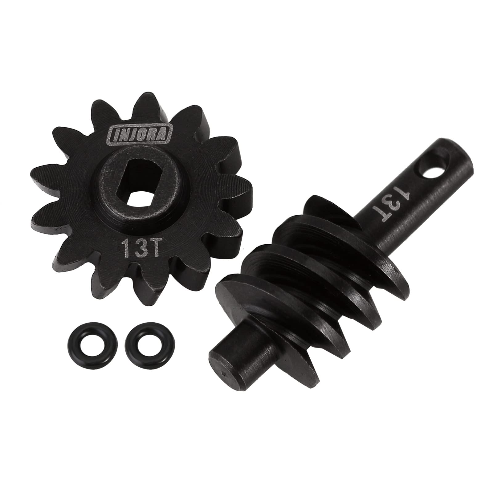 INJORA 13T Steel Overdrive Gears for SCX24 AX24 RC Crawler Differential Upgrade