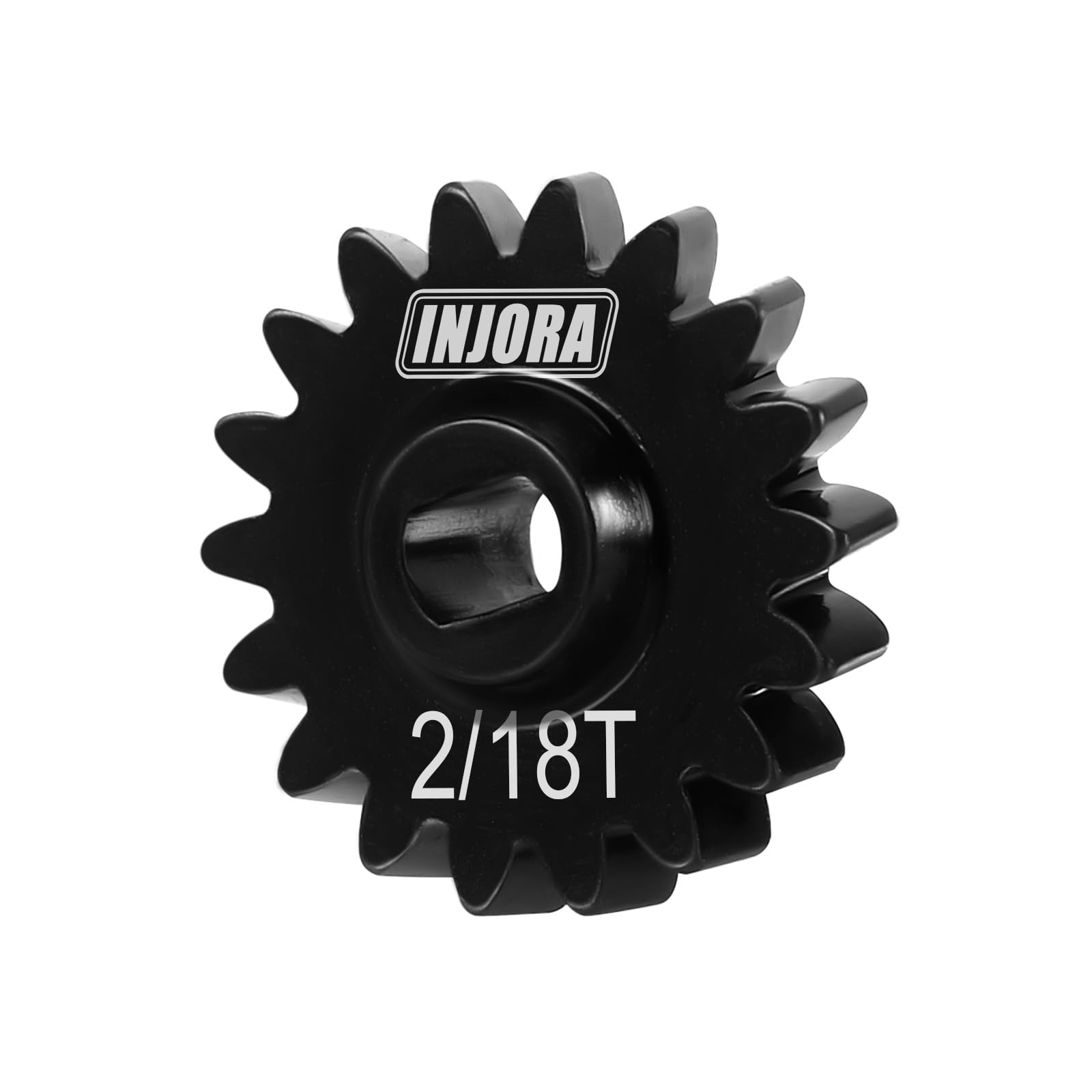 INJORA 18T Underdrive Worm Differential Steel Gears for Axial SCX24 RC Crawler Upgrade