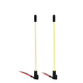 INJORA 2-Pack Green LED Whip Light Bottom Fixed for 1/18 TRX4M 1/24 RC Crawlers