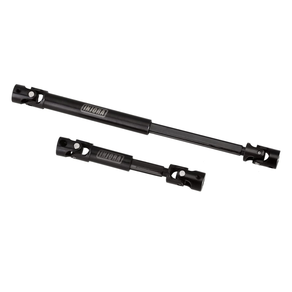 INJORA 20g Steel Drive Shaft Set for SCX24 Gladiator Power Wagon – Front & Rear Center Shafts (2Pcs)