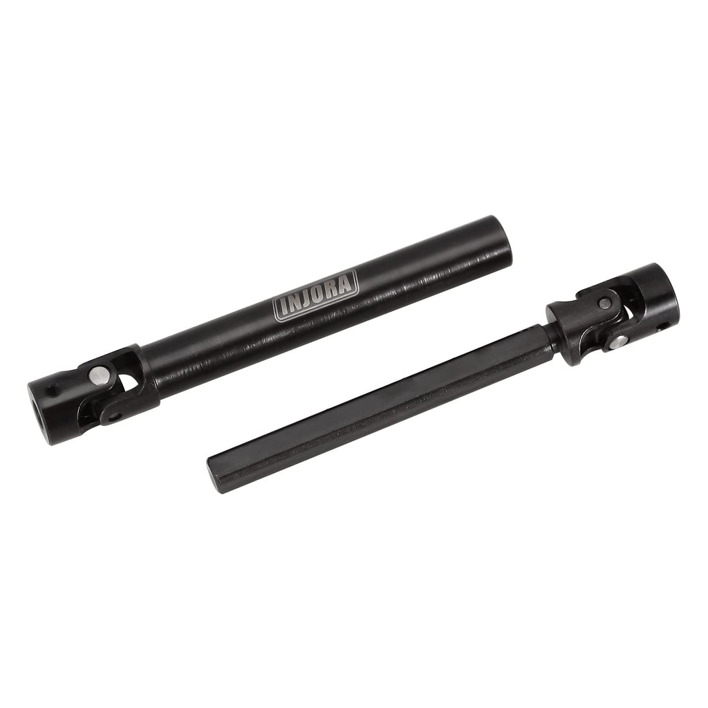 INJORA 20g Steel Drive Shaft Set for SCX24 Gladiator Power Wagon – Front & Rear Center Shafts (2Pcs)