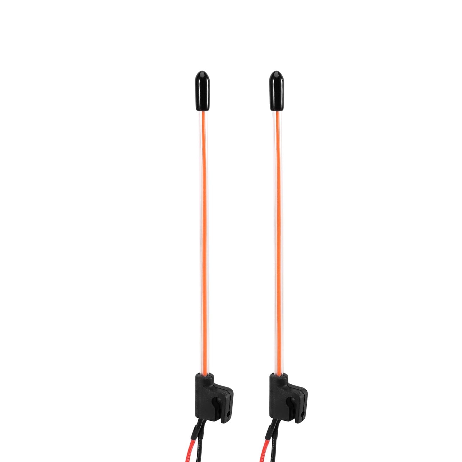INJORA 2PCS Red LED Whip Lights for SCX24 & TRX4M 1/18 1/24 RC Crawlers