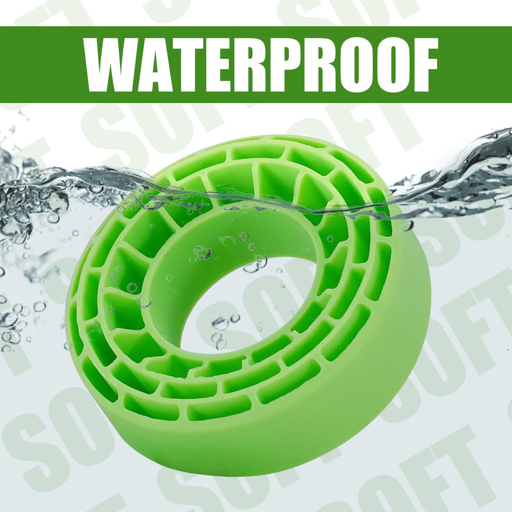 INJORA 4pcs Silicone Rubber Tire Inserts for 56-58mm x 22-24mm 1.0" RC Tires - Green