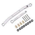 INJORA Aluminum Steering Rod Tie Links for 1/24 SCX24 Crawler – Grey, CNC Precision