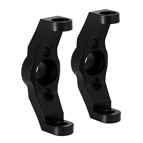 INJORA Black Brass Caster Blocks C-Hubs 4g Front Axle Upgrade for TRX4M 1/18 RC Crawler