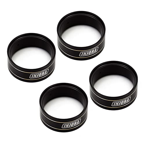INJORA Brass Internal Beadlock Ring (Black Coating) for 1/24 RC Crawlers – AX24 & SCX24 Upgrade